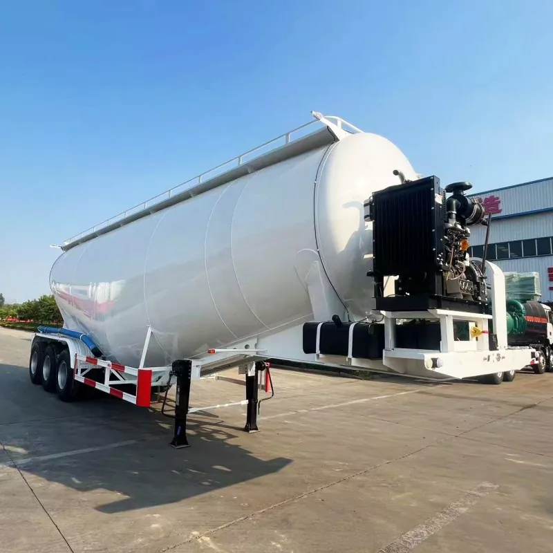 3 Axle Bulk Cement Trailer Trailer