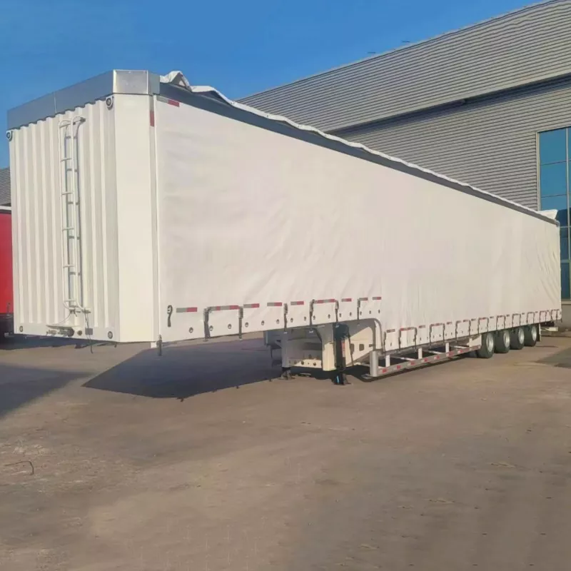 4 Axle Curtain Side Semi Trailer