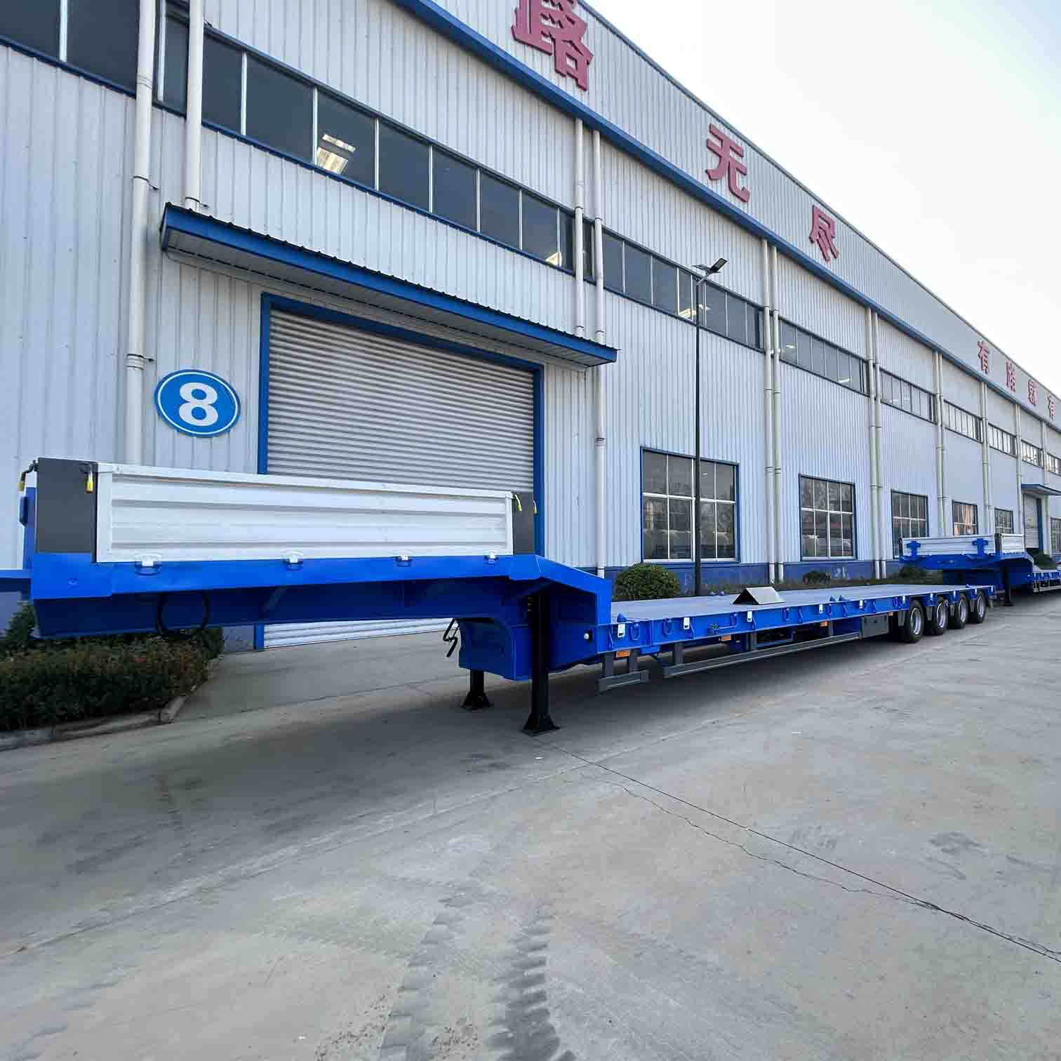 Derun Quun trailer semi-trailer ທີ່ຖືກອອກແບບມາສໍາລັບພາສາລັດເຊຍ