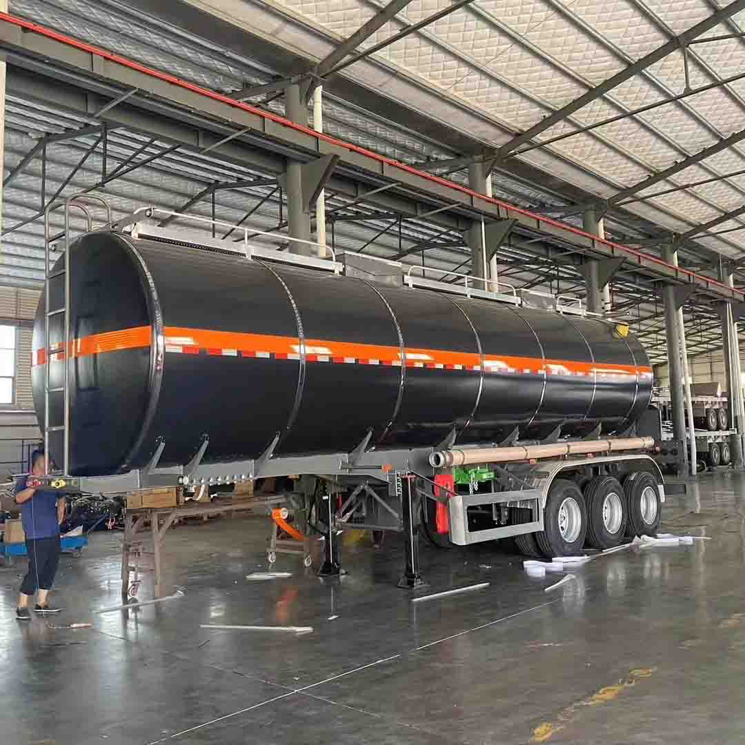 Derun Tri-Tri-oxle trailer semi semi semi prehalt 36cbm