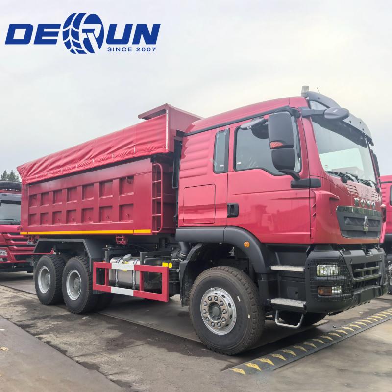 ລົດບັນທຸກ Sinotruk Howo TX 6x4 336hp Dump ສໍາລັບເອທິໂອເປຍ & Djibouti